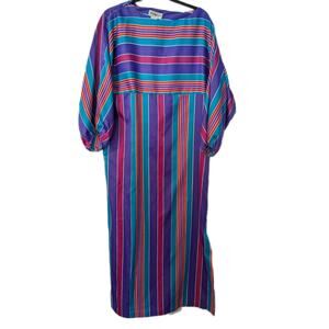 Tori Richard vintage stripe kaftan OSFM